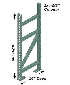 Shop Pallet Rack Uprights | Bulk Pricing | T.P. Supply