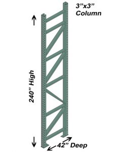 Shop Pallet Rack Uprights | Bulk Pricing | T.P. Supply